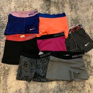 Nike pro shorts bundle